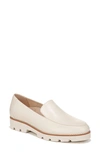 Vionic Kensley Womens Leather Slip On Loafers In Cream