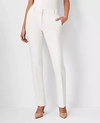 Ann Taylor The Petite Straight Pant - Curvy Fit In Winter White