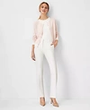Ann Taylor The Tall Straight Pant In Winter White