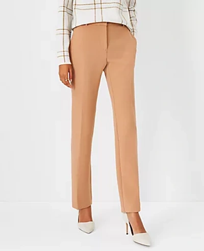 Ann Taylor The Tall Straight Pant In Dominican Sand