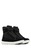 Sorel Explorer™ Mission Waterproof Boot In Black/ Sea Salt