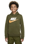 Nike Kids' Sportswear Club Fleece Hoodie In Green