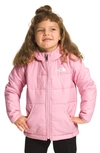 The North Face Kids' Perrito Reversible Water Repellent Jacket In Cameo Pink
