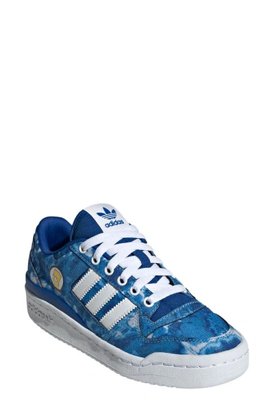 Adidas Originals Kids' X The Simpsons Forum Low Sneaker In Royal Blue/ White/ Royal Blue