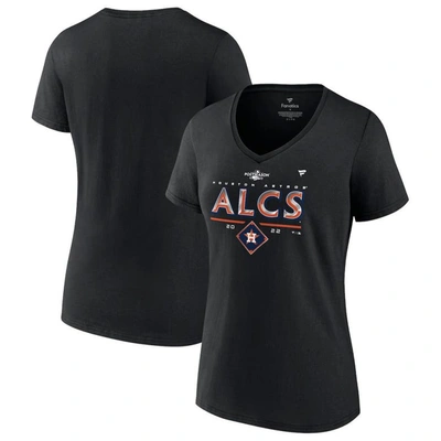 Fanatics Branded Black Houston Astros 2022 Division Series Winner Locker Room V-neck T-shirt