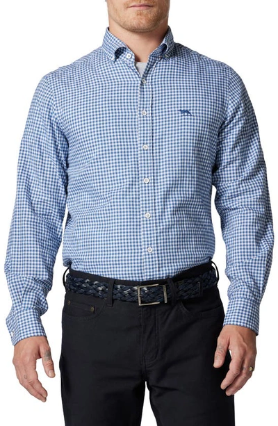 Rodd & Gunn Sports Fit Gingham Button-down Oxford Shirt In Snow