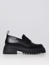 3juin Black Leather Sofia Loafers In Black