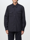Aspesi Long-sleeve Padded Shirt In Blue