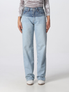 Amiri Jeans  Woman Color Denim In Denim