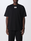 Vtmnts Barcode-detail Short-sleeved T-shirt In Black