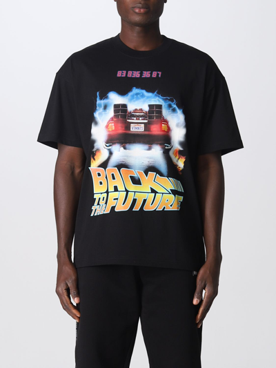 Vtmnts Back To The Future Graphic-print T-shirt In Black