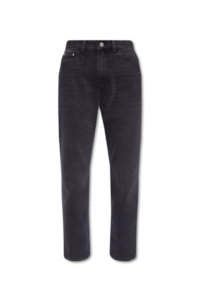 Wandler Carnation Straight-leg Jeans In Black Washed