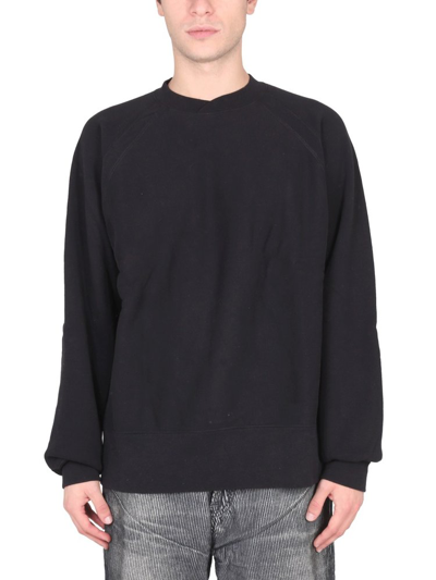 Engineered Garments Crewneck Sweatshirt In Black