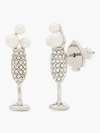 Kate Spade Cheers To That Studs In Neutral