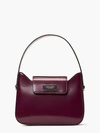 Kate Spade Sam Icon Leather Mini Hobo Bag In Persephone Purple