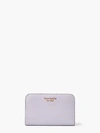 Kate Spade Morgan Compact Wallet In Lavender Cream