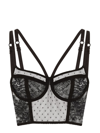 DOLCE & GABBANA DOLCE & GABBANA TULLE UNDERWIRE CUP CORSET