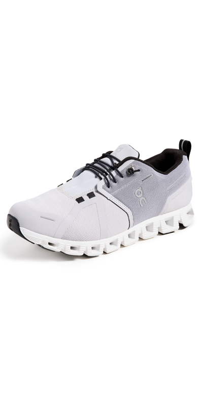 On Cloud 5 Waterproof Sneakers In Glacier White