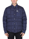 FAY FAY LOGO PATCH BUTTONED QUILTED JACKET