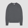 Asket The Heavy Wool Sweater Charcoal Melange In Charcoal Melange