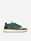 Represent Sneakers In Racing Green,black,flat White