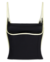 Paris Georgia Black Florian Singlet Top In Black