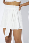 MINKPINK Luna Pleated Shorts in White