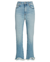 Jonathan Simkhai Standard River Organic Cotton Blend High Waist Straight Leg Jeans In Multi