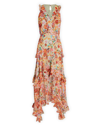 SALONI Saloni Jolie-B Asymmetric Printed Midi Dress