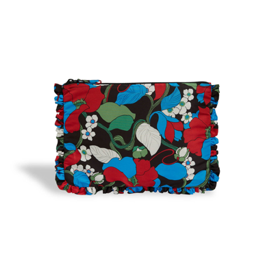 La Doublej Hand Pochette In Vines Black