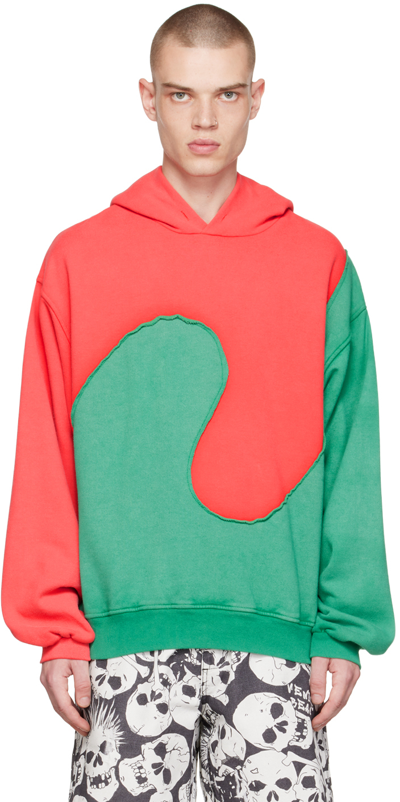 Erl Sweaters In Red & Green
