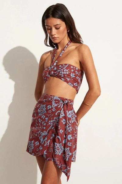 Faithfull The Brand La Bamba Floral Print Skirt In Multi