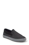 Ben Sherman Percy Slip-on Sneaker In Black Textile
