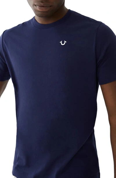 True Religion Brand Jeans True Religion Chest Logo Cotton Crew Neck T-shirt In Ace