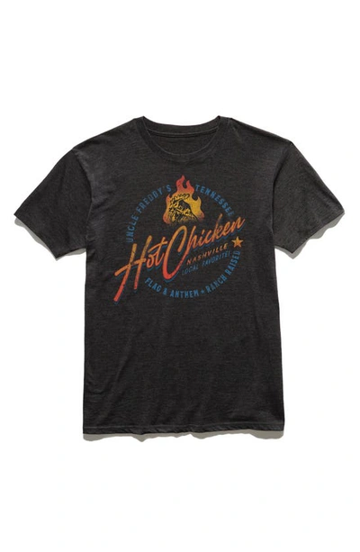 Flag And Anthem Hot Chicken Short Sleeve Tee In Charcoal Heather