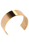 ADORNIA 14K GOLD PLATED WATER RESISTANT WIDE CUFF BRACELET