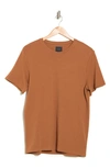 14th & Union Short Sleeve Interlock T-shirt In Rust Argan Oil
