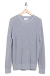 Nn07 Knut Sweater In Light Grey Melange