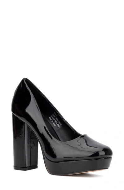 New York And Company Camila Platform Pump In Black