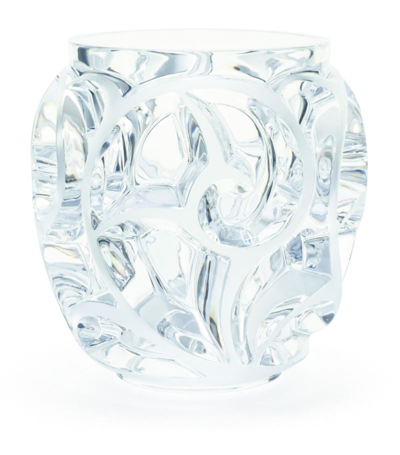 Lalique Small Tourbillons Vase (12.5cm) In Clear