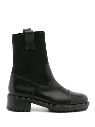 Sarah Chofakian Brixton Ankle Boots In Black