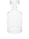 Polo Ralph Lauren Hudson Plaid Glass Decanter In Neutrals
