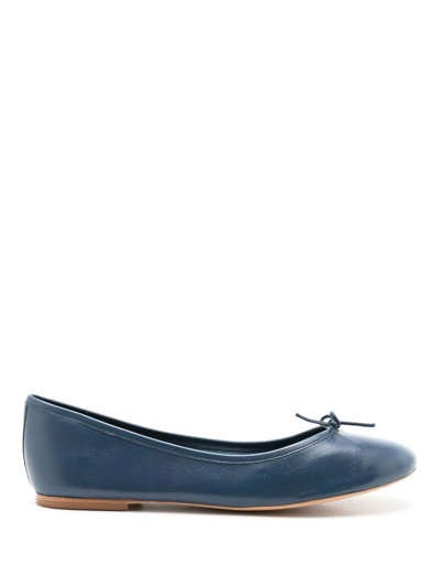 Sarah Chofakian Sarita Ballerina Shoes In Blue