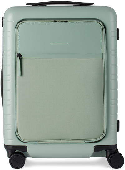 Horizn Studios Blue M5 Essential Suitcase, 33 L In Marine Green