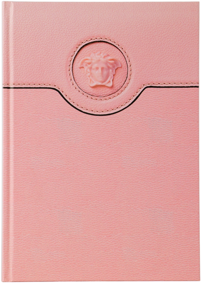 Versace Medusa-head Ruled Notebook In Rosa Candy