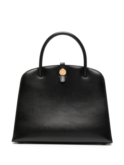 Pre-owned Hermes 2001  Dalvy 30 Tote Bag In Black