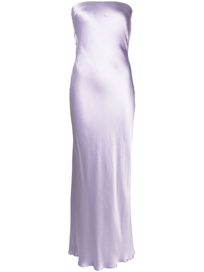 Bec & Bridge Moondance Strapless Dress In Ice Blue