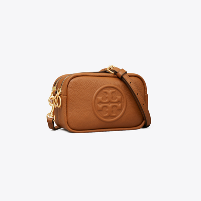 Tory Burch Perry Bombé Mini Bag In Light Umber