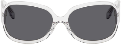 A Better Feeling Transparent Dune Sunglasses In Clear