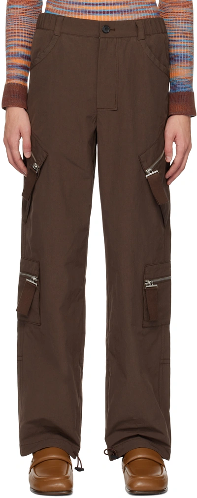 Jacquemus Brown Le Chouchou 'le Cargo Croissant' Cargo Pants